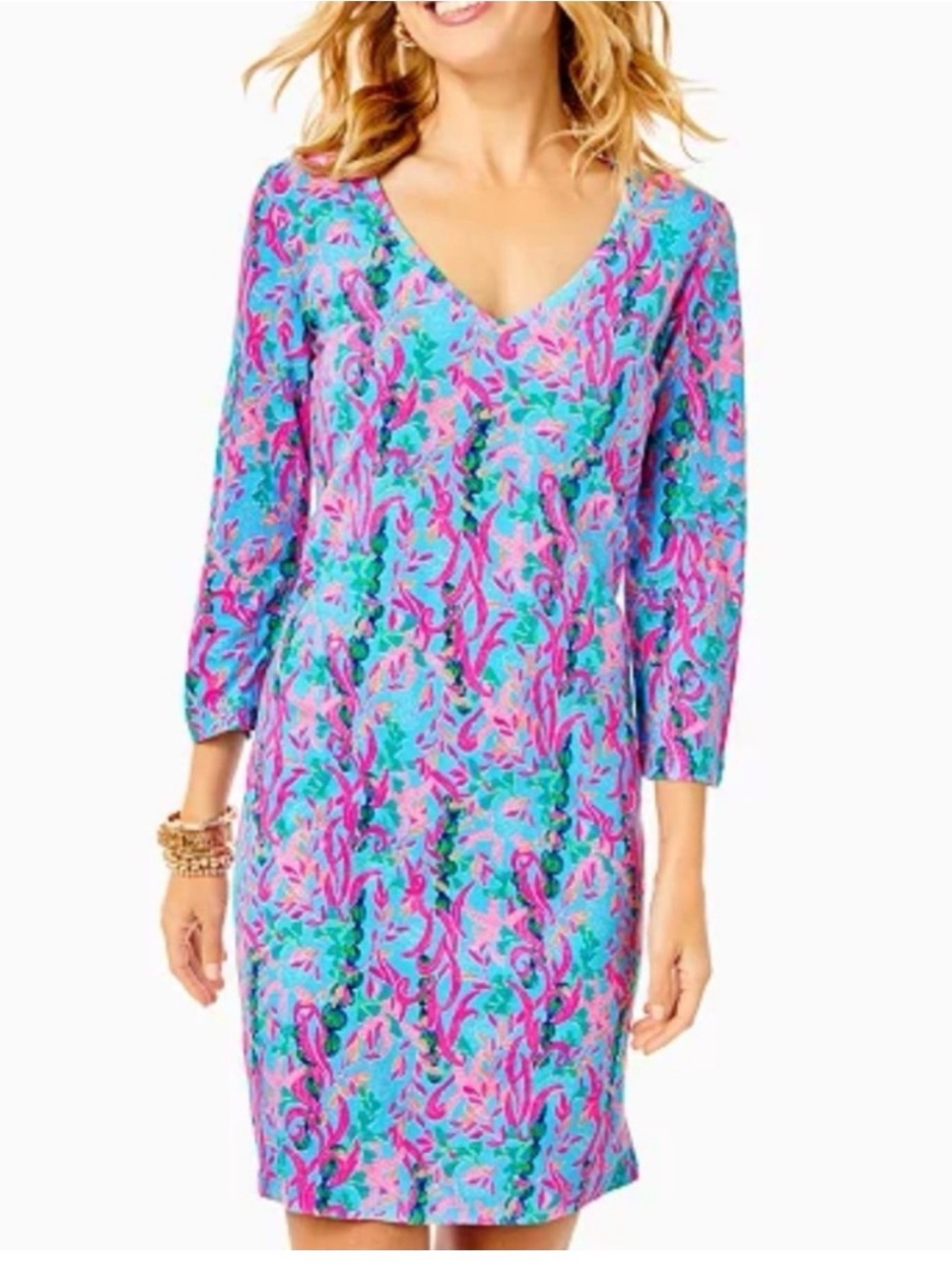 Lilly Pulitzer Tessa Dress Multi Seaweed Samba size XL New with tags
